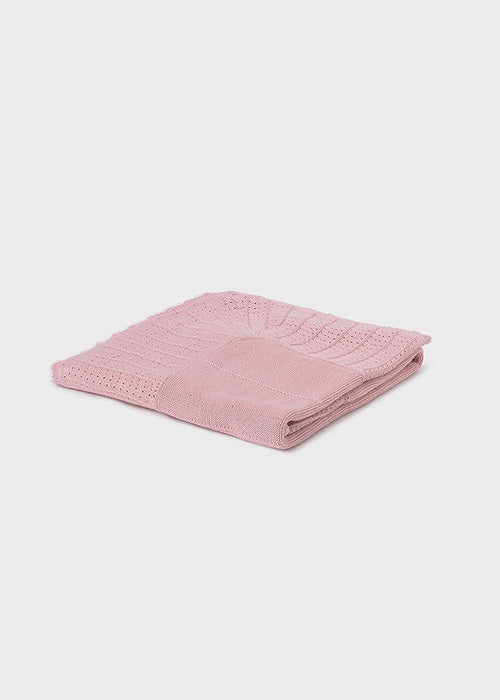 Mayoral Pink Knit Blanket