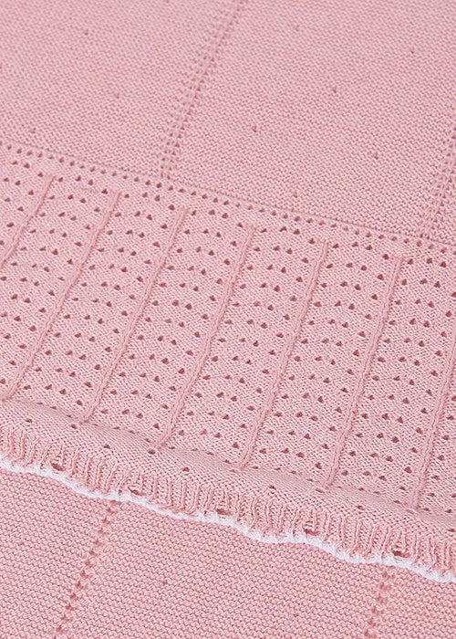 Mayoral Pink Knit Blanket