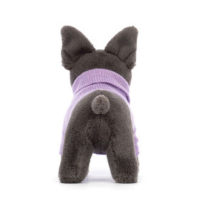 Jellycat Purple Sweater French Bulldog