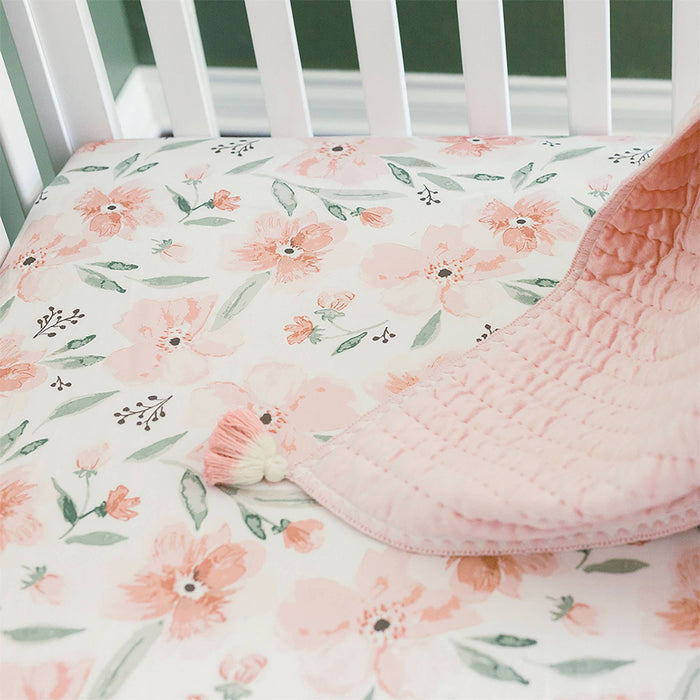 Parker Crib Sheet (Floral)