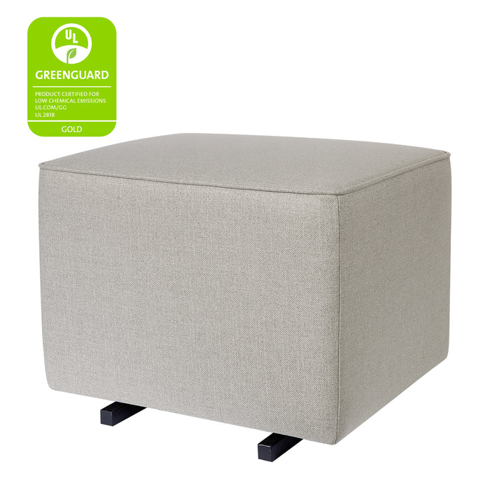 Babyletto Kiwi Gliding Ottoman in Eco-Performance Fabric | Water Repellent & Stain Resistant