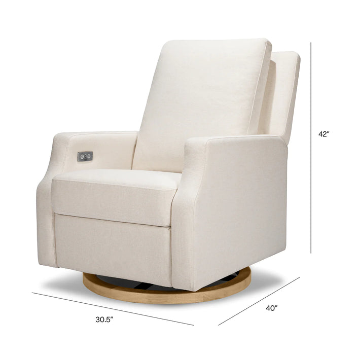 Namesake Crewe ELECTRONIC Recliner and Swivel Glider in Eco-Performance Fabric | Water Repellent & Stain Resistant