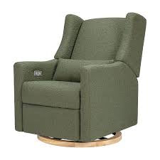 Babyletto Kiwi Electronic Recliner and Swivel Glider in Boucle with USB port