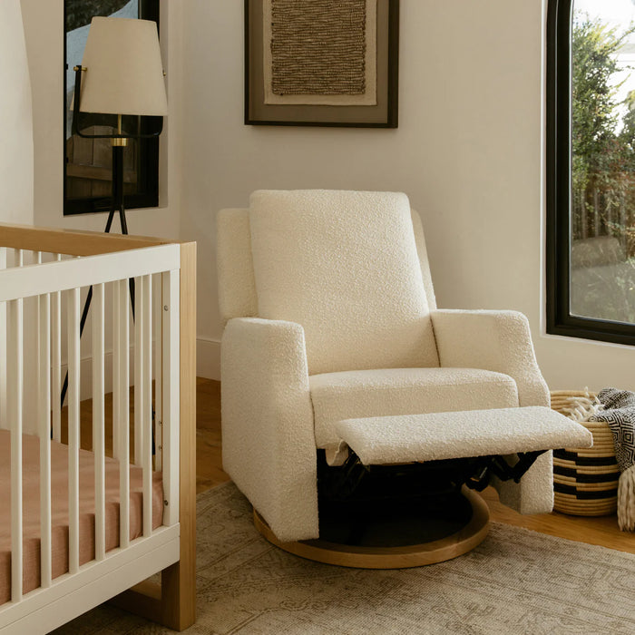 Namesake Crewe Recliner and Swivel Glider in Ivory Boucle