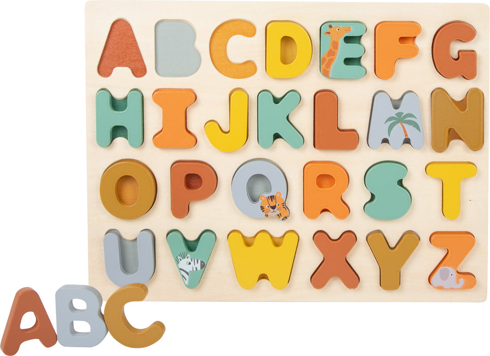 Safari Letters Wooden Alphabet Puzzle