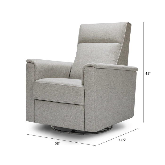 Namesake Willa Recliner in Eco-Performance Fabric | Water Repellent & Stain Resistant, Adjustable Headrest, USB