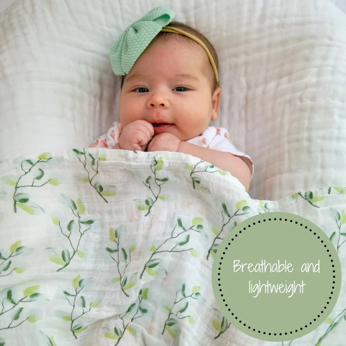 Relaxing Eucalyptus Baby Swaddle Blanket