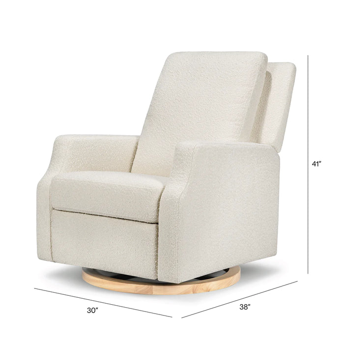 Namesake Crewe Recliner and Swivel Glider in Ivory Boucle