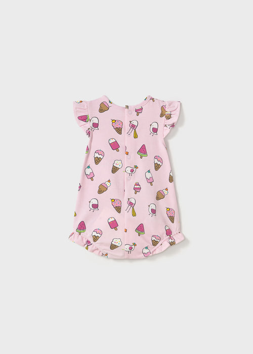 Mayoral Baby Girls Shorty Ice Cream Chick Romper