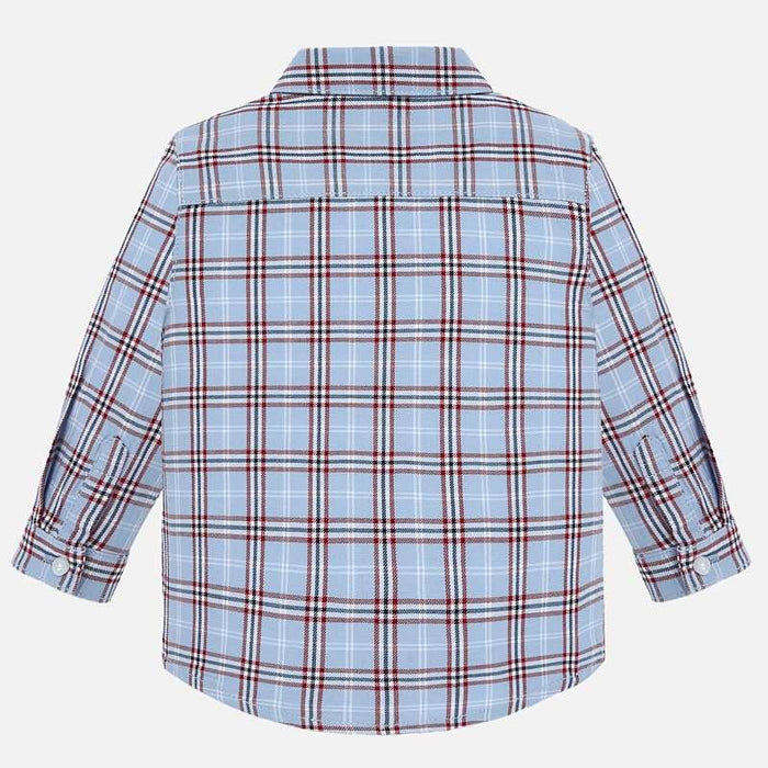 Cloud Blue Plaid Button Down - Mayoral