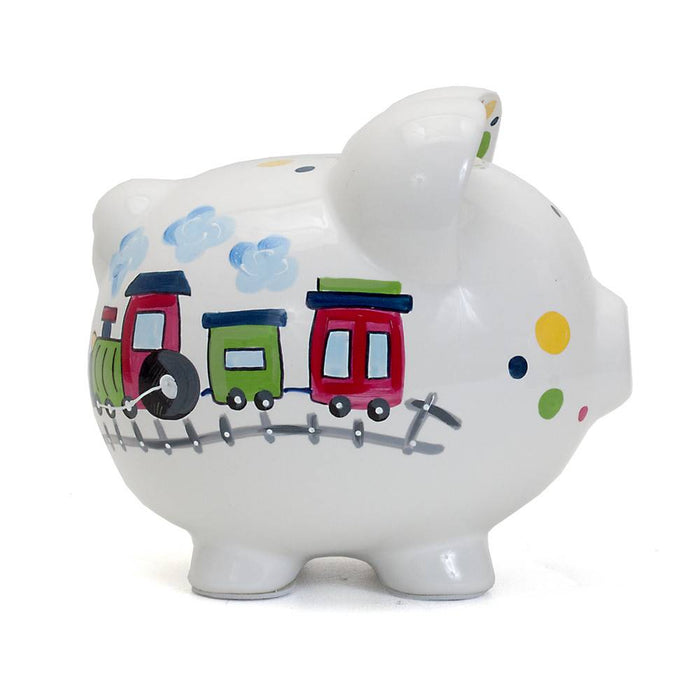 Choo Choo Transportation Piggy Bank