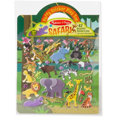 Puffy Sticker Play Set - Safari