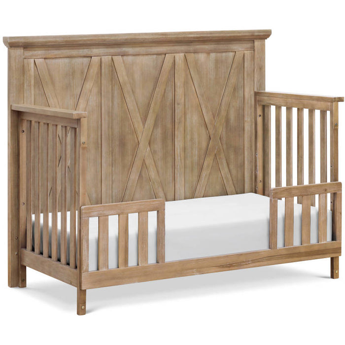 Monogram Emory Farmhouse 4-in-1 Convertible Crib- Driftwood