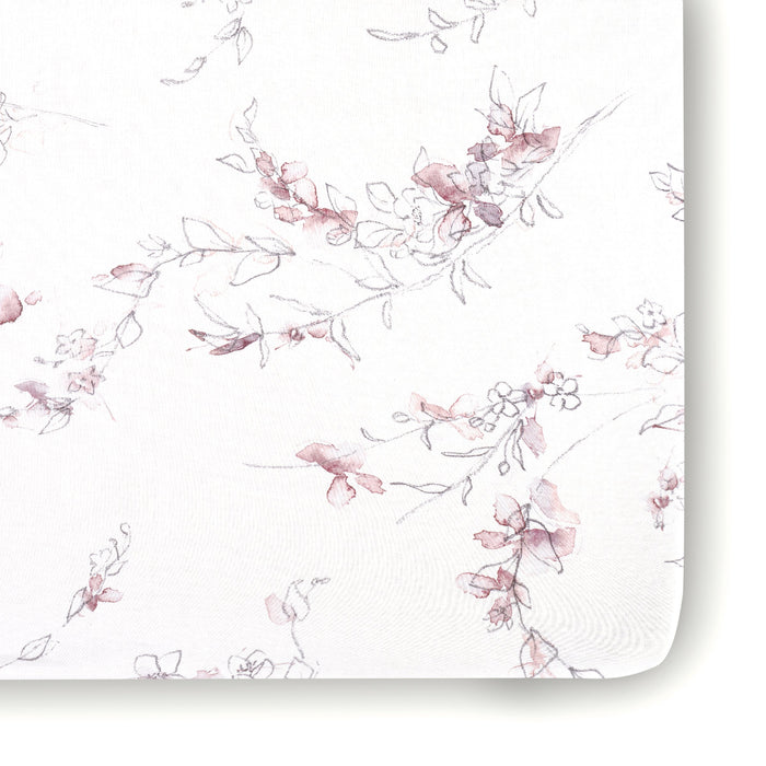 Bella Floral Crib Sheet