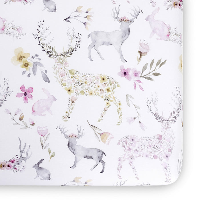 Woodland Fawn Crib Sheet