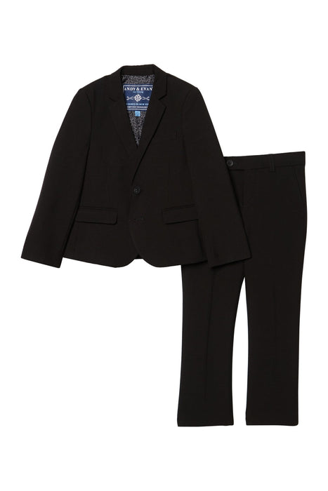 Andy & Evan Black Oxford Suit