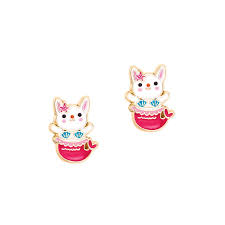 Cutie Enamel Stud Earrings