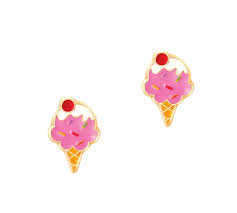 Cutie Enamel Stud Earrings