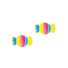 Cutie Enamel Stud Earrings