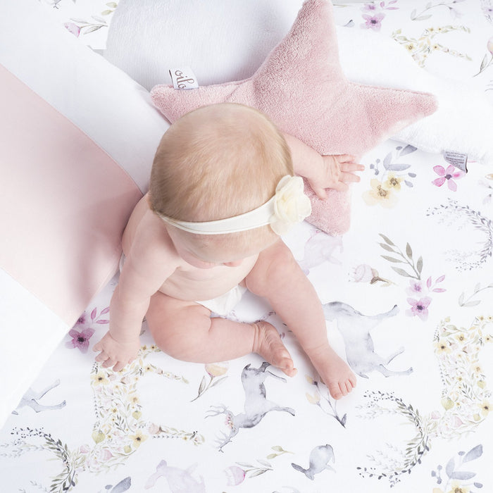 Woodland Fawn Crib Sheet