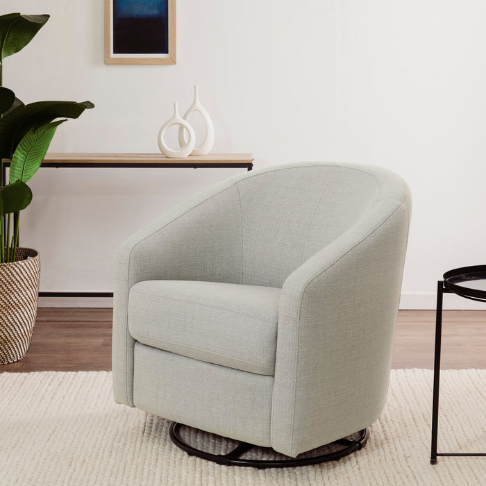 Babyletto Madison Swivel Glider in Eco-Performance Fabric | Water Repellent & Stain Resistant