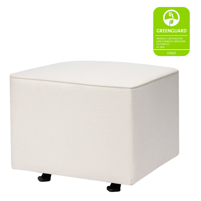 Babyletto Kiwi Gliding Ottoman in Eco-Performance Fabric | Water Repellent & Stain Resistant