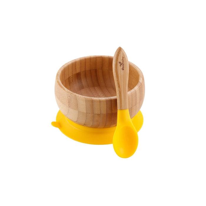 Bamboo Suction Bowl + Spoon