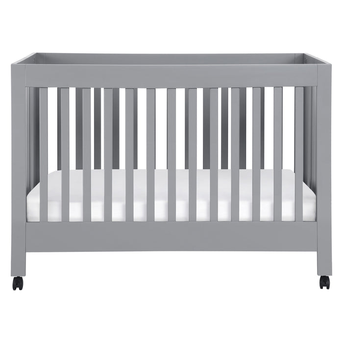 Babyletto Maki Full-Size Portable Folding Crib with Toddler Bed Conversion Kit