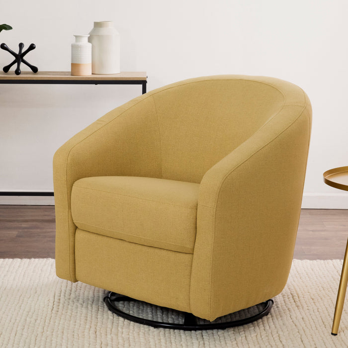 Babyletto Madison Swivel Glider in Eco-Performance Fabric | Water Repellent & Stain Resistant