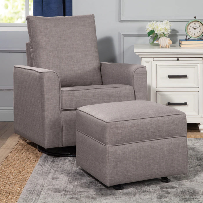 Namesake Alden Swivel Glider in Eco-Performance Fabric | Water Repellent & Stain Resistant