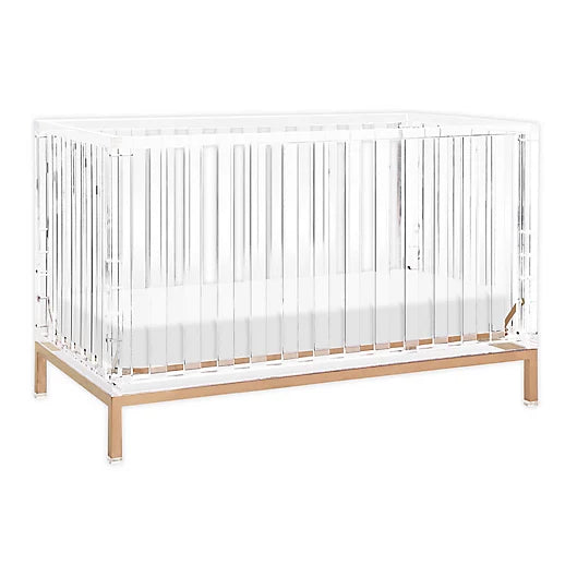 Nursery Works LUMA Acrylic/ Rose Gold Crib