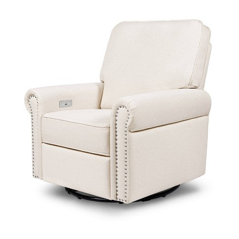 Namesake Linden Electronic Recliner and Swivel Glider in Eco-Performance Fabric with USB port | Water Repellent & Stain Resistant