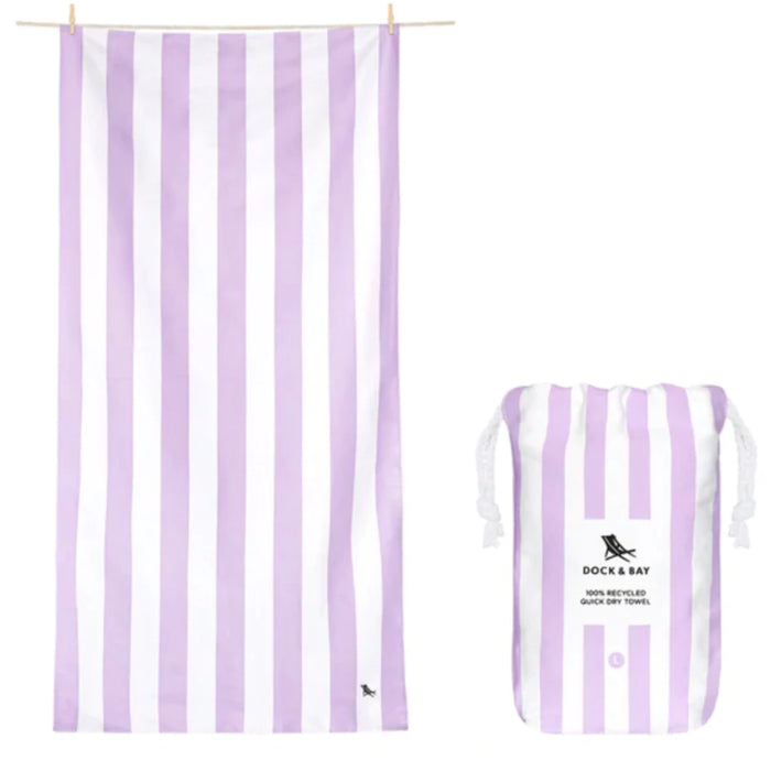 Dock & Bay Quick Dry Towel- Cabana Lombok Lilac