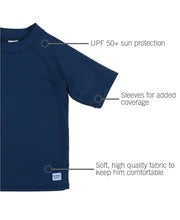 Ruggedbutts Navy Short-Sleeved Rashguard UPF 50+