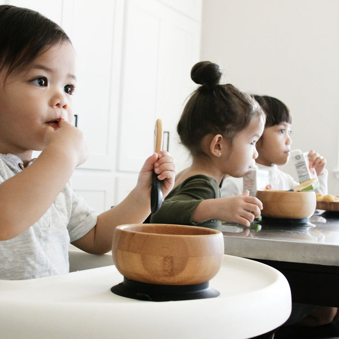 Bamboo Suction Bowl + Spoon