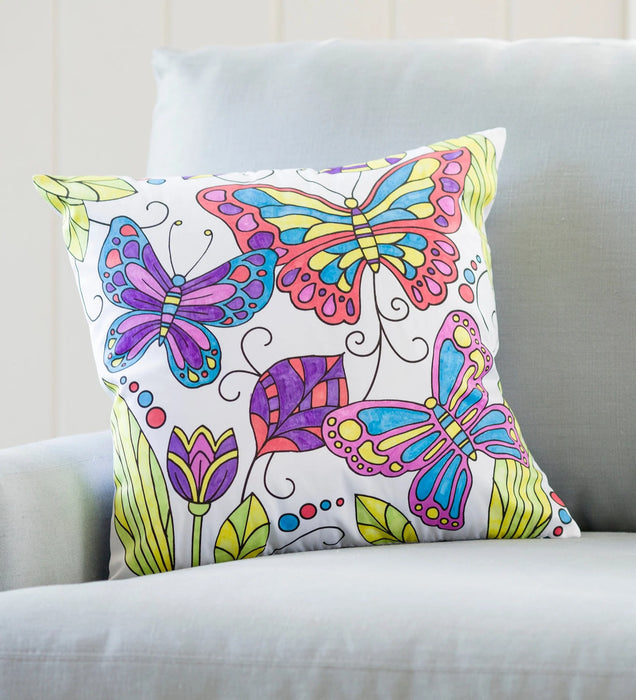 Color Your Own Pillow Set