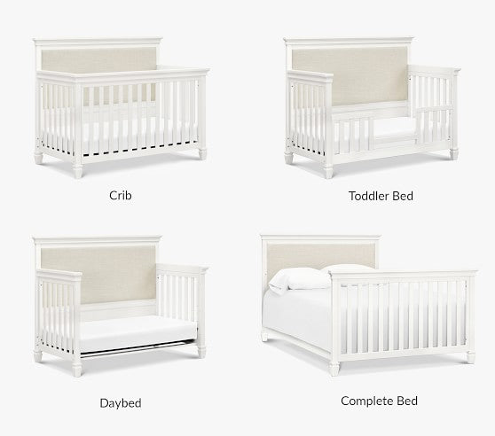 Namesake Darlington 4-in-1 Convertible Crib- Warm White