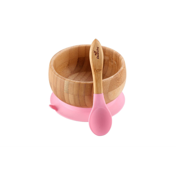 Bamboo Suction Bowl + Spoon