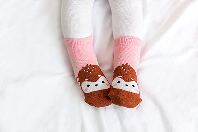 Zoo Socks Non Slip Grip- Deer