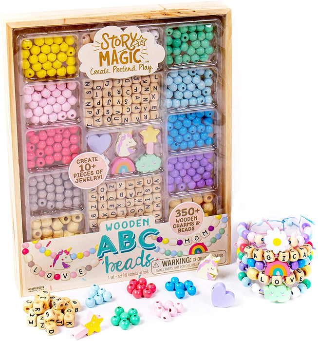 Wooden AbC Beads Jewelry Kit