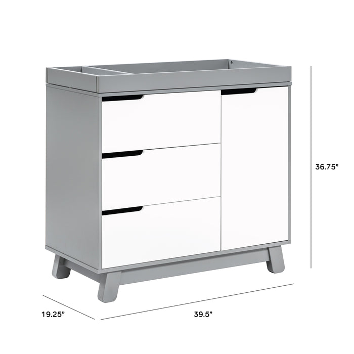 Babyletto Hudson 3-Drawer Changer Dresser with Removable Changing Tray