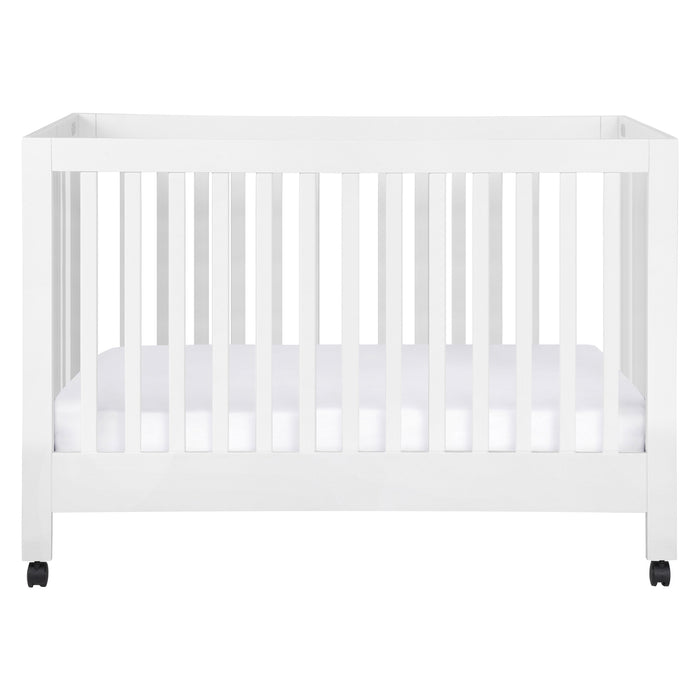 Babyletto Maki Full-Size Portable Folding Crib with Toddler Bed Conversion Kit