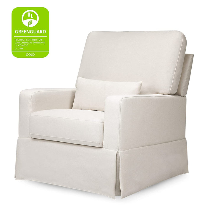 Namesake Crawford Pillowback Comfort Swivel Glider in Eco-Performance Fabric | Water Repellent & Stain Resistant