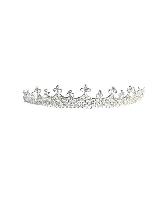 Sara Communion & Special Occasion Silver Rhinestone Tiara