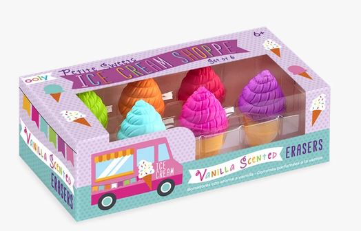 Petite Sweets Ice Cream Shoppe Scented Erasers