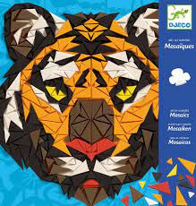 mosaic art kit for kids childrens crafts tiger